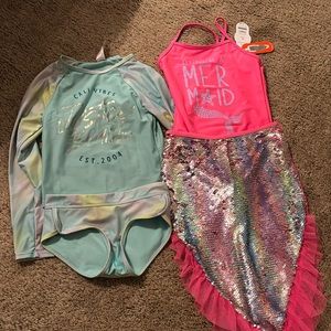 Swim Bundle Girls Size 7/8